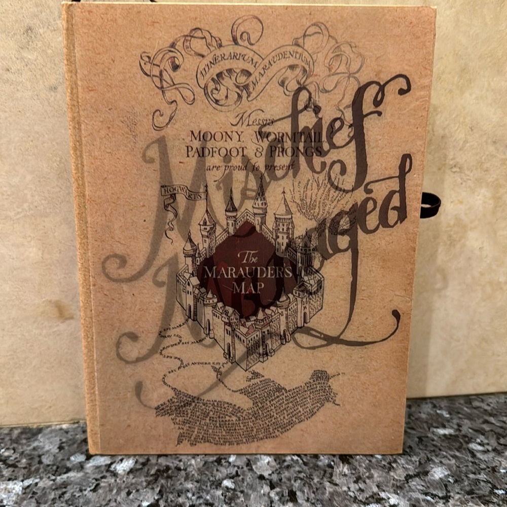 Harry Potter Mischief Managed journal NWOT